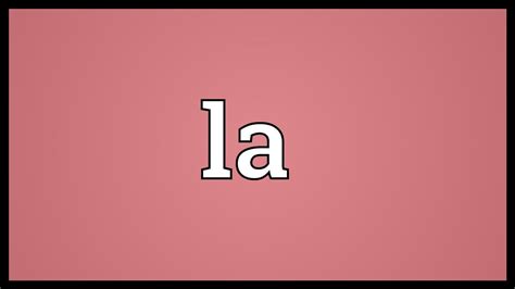 l meaning in engl